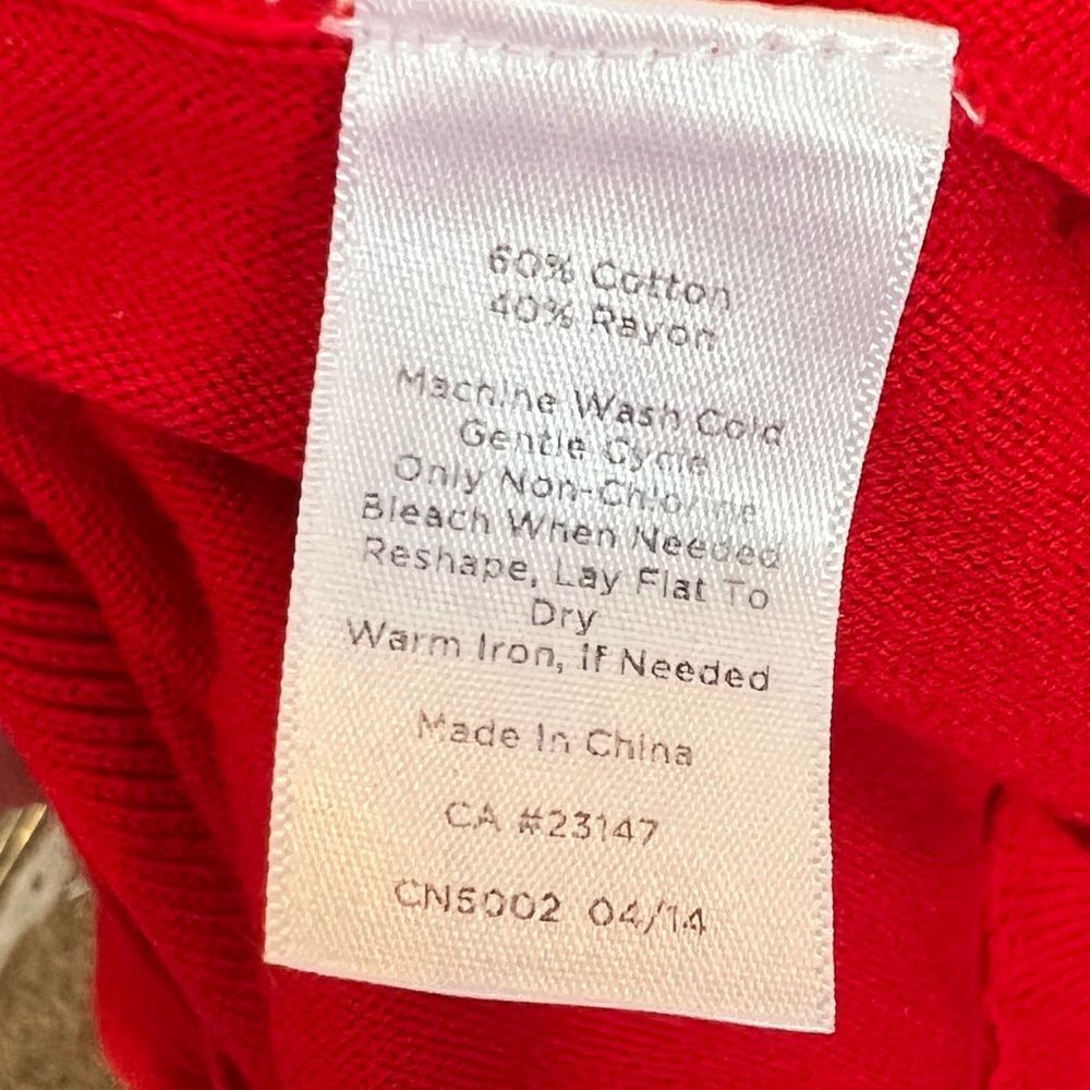Talbots Red‎ Sweater - Picture 7 of 7